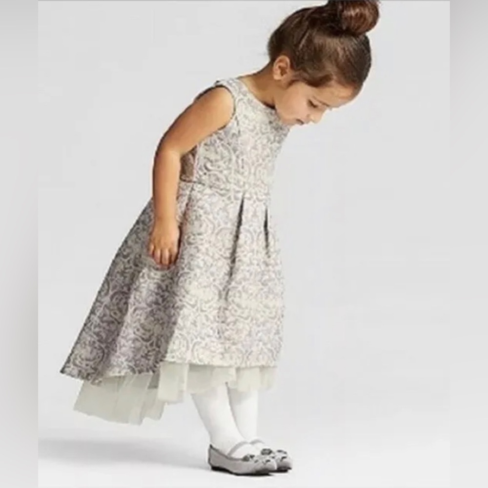 PRE-OWNED Girls Toddler Hi-Lo Genuine Kids From Osh Kosh Dress, Size 4T